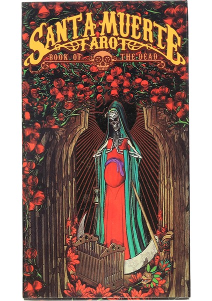 Santa Muerte Tarzı 20 Stil Oracle Büyülü Aşk Tarot Altın Art Nouveau Oyun Kartları Parti Oyunu Için Eğlenceli Kartlar (Yurt Dışından)