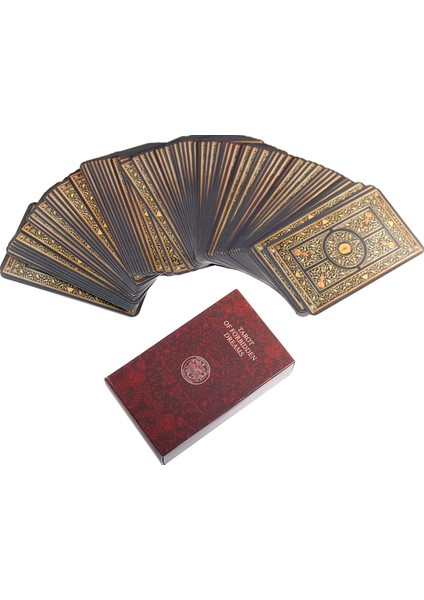 Sarı Stil Yasaklı Rüyalar Tarot Kartları - Okült Falcılık Tarot Kartları Tarot Falı 78 Kartlık Destesi Oracle (Yurt Dışından)