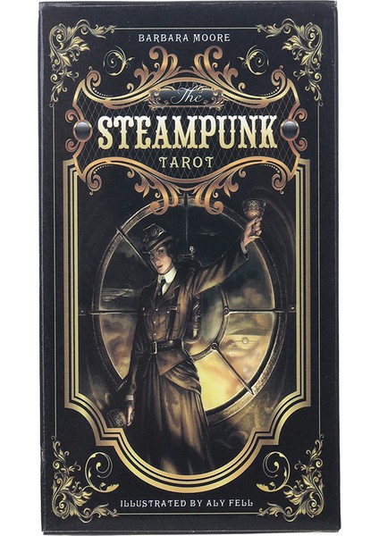 Steampunk Tarzı 200 Stil Tarot Kartı Oracle Altın Art Nouveau Yeşil Cadı Evrensel Kelt Thelema Steampunk Tarot Oyunu Oyun Tahtası Destesi (Yurt Dışından)