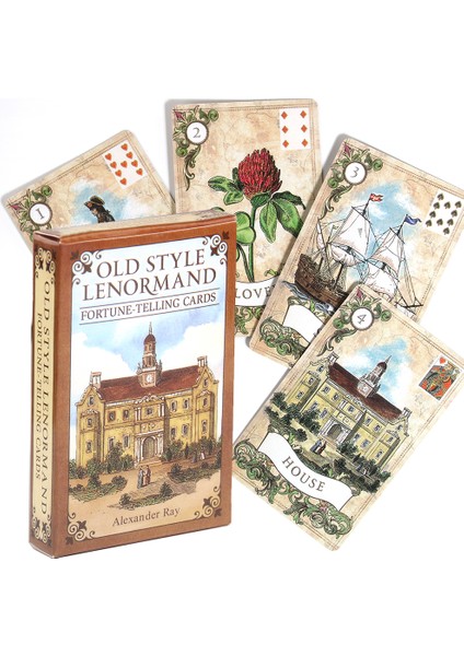 Kumral Tarzı Eski Tarz Lenormand Oracle Destesi Tarot Kart Oyunu Witards Ingilizce Resimli Pdf Kitapçık - E-Ticaret Başlık (Yurt Dışından) fiyatları