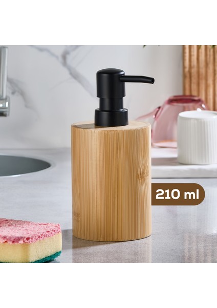 Bambu Yuvarlak Sıvı Sabunluk 210 ml