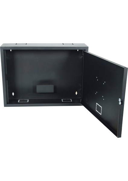 Dvr Pano Dvr Kutusu Nvr Cctv Rack Kabinet ve Monitör Koruma Kutusu E 55 Y 40 D 15 Siyah