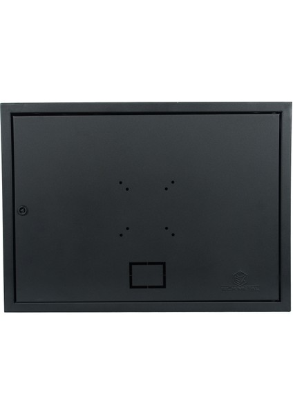 Dvr Pano Dvr Kutusu Nvr Cctv Rack Kabinet ve Monitör Koruma Kutusu E 55 Y 40 D 15 Siyah