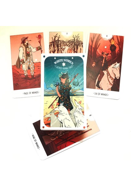 Mor Tarzı 80 Kart Beyaz Numen Kutsal Hayvan Tarot Kartı Eğlence Parti Kartları Oyunu Tarot ve Çeşitli Tarot Seçenekleri (Yurt Dışından) fiyatları