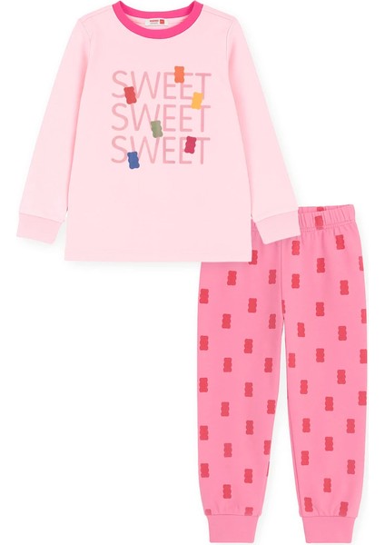 Kız Çocuk Pembe Pijama