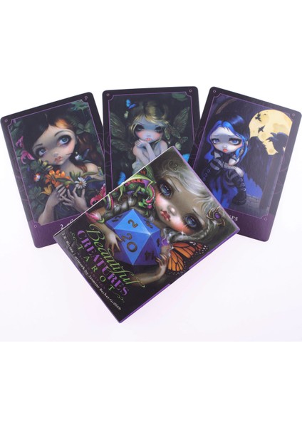 Çeşitli Çokyüzlü Stili 80 Kart Güzel Yaratıklar Tarot Kartı Oracle Kart Eğlence Parti Zeka Oyunu Tarot ve Çeşitli Tarot Seçenekleri Pdf Rehberi - E-Ticaret Başlığı (Yurt Dışından)