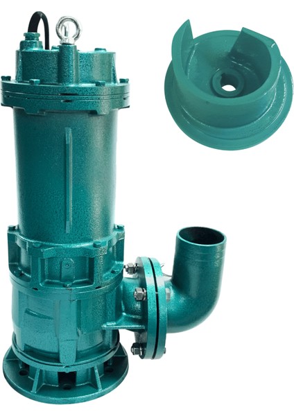 Varan Vf 50-2.2 Parçalayıcı Yarı Açık Çarklı Foseptik Dalgıç Pompa 3 Hp / 2.2 Kw, 50MM Çıkış, 380 V