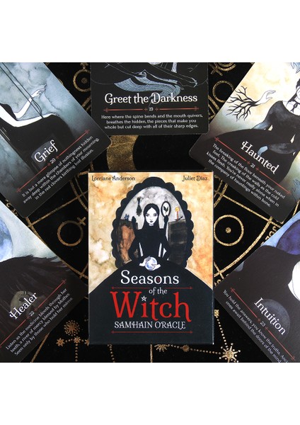 Kelebek Oracle Stili Cadının Mevsimleri Oracle Kartları Samhain Oracle Sıcak Satılık Rider Tarot Kartları Fal Bakımı Tarot Destesi (Yurt Dışından) modelleri