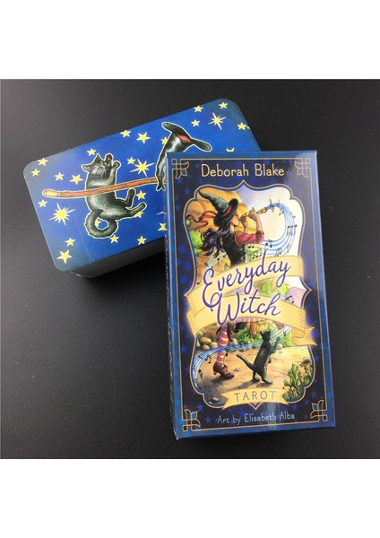 78 Adet TT03 Stili Günlük Cadı Tarot Kartı Ingilizce Oyun Kartı Rehberlik Fal Kehanet Kader Tarot Destesi Kartlar Parti Eğlencesi Için Oyun Kartları - (Yurt Dışından)