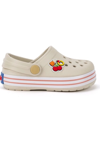 Çocuk Krem Eva Sandalet