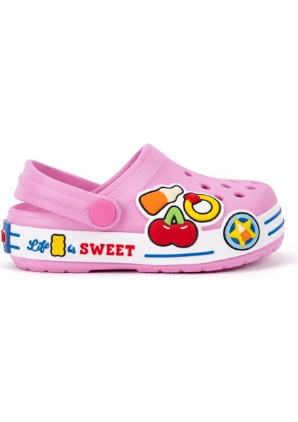 Çocuk Pembe Eva Sandalet