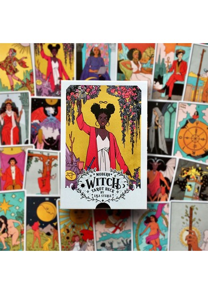 Simya Tarzı 2021 Sıcak Modern Cadı Tarot Falı Kartları Oyunu Taro Destesi Ev Için Pdf Rehber Kitap 78 Oynama Kartı Tam Ingilizce Versiyon (Yurt Dışından)