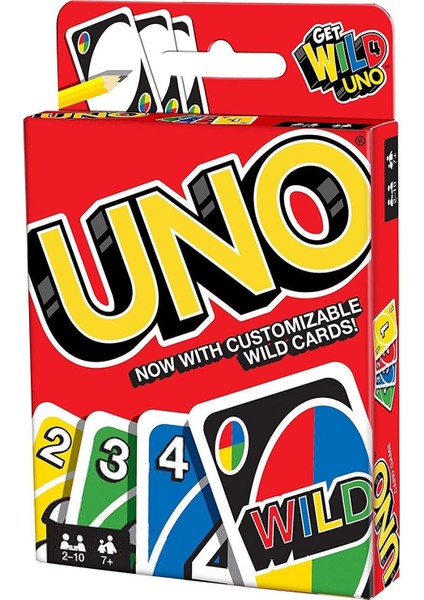 Uno Vahşi Stil Uno Wıld Kart Oyunu Mattel Games Gerçek Aile Eğlenceli Eğlence Board Oyunu Eğlenceli Poker Oynama Oyuncak Hediye Kutusu Uno Kartı (Yurt Dışından)