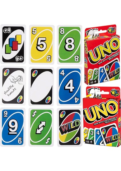 Uno Vahşi Stil Uno Wıld Kart Oyunu Mattel Games Gerçek Aile Eğlenceli Eğlence Board Oyunu Eğlenceli Poker Oynama Oyuncak Hediye Kutusu Uno Kartı (Yurt Dışından) modelleri