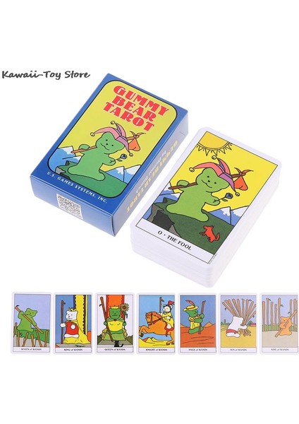 Mavi Stil 78 Kart Litha Çocukları Tarot Kartları Oracle Kartları Fal Kartları Eğlence Partiler Oyunu Tarot ve Çeşitli Tarot Seçenekleri (Yurt Dışından)
