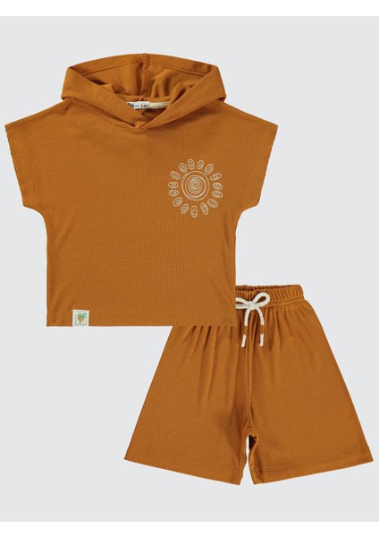 Erkek Çocuk Takım 2-5 Yaş Kiremit