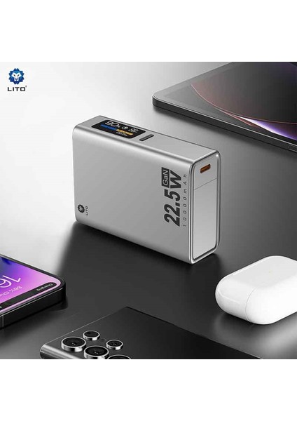 LP05 22.5W 10000MAH Power Bank With LED Display
