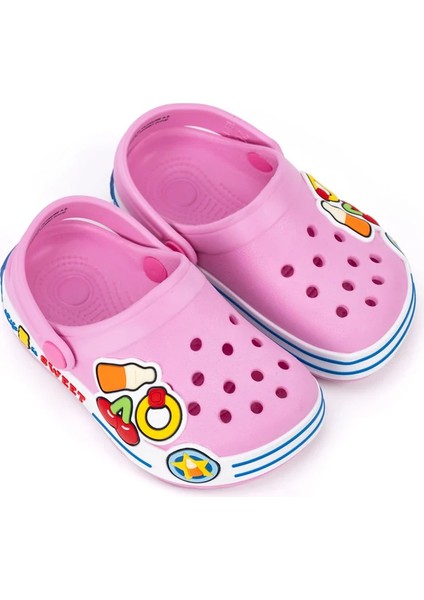 Çocuk Pembe Eva Sandalet