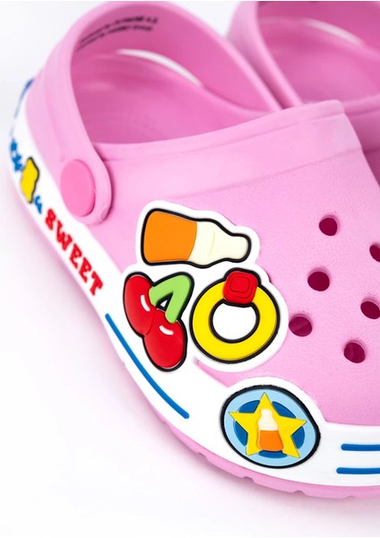 Çocuk Pembe Eva Sandalet
