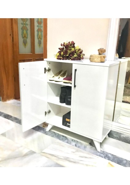 Çok Amaçlı Dolap, Ayakkabılık, Kiler Dolabı, 2 Kapaklı Dolap