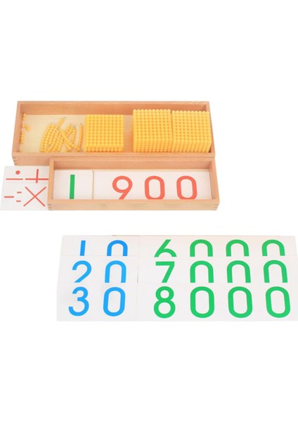 Öncesi Için Matematik Manipülatifleri Montessori I (Yurt Dışından)