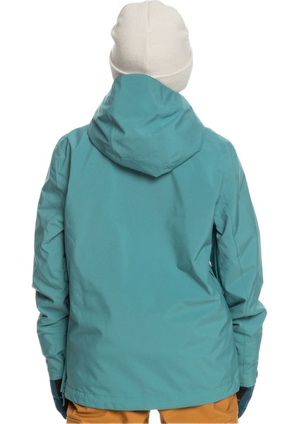 Steeze Youth Unisex Çocuk Mavi Snowboard Ceketi modelleri