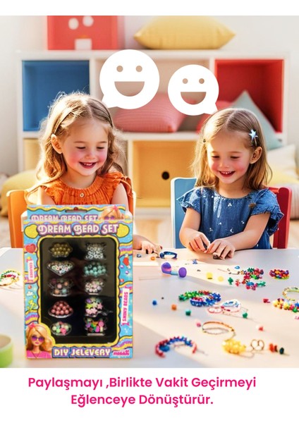 Dream Bead Set Renkli Boncuk Takı Yapım Seti | 3+ Yaş El Becerisi Oyunu fırsatları