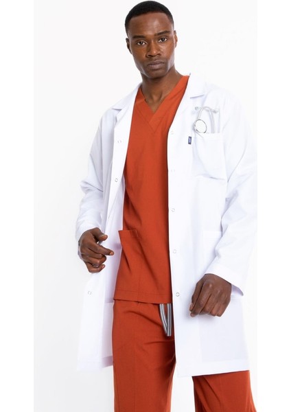 Beyaz Uzun Boy Klasik Yaka Doktor Önlüğü fırsatları