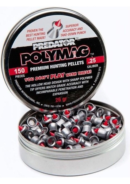 Polymag 6.35MM Havalı Sacma (25 Cal) fiyatları