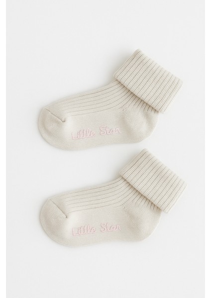 Kız Bebek 5'li Karışık Paket Soket Çorap Çok Renkli modelleri