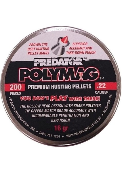 Polymag 5.5 mm Havalı Sacma