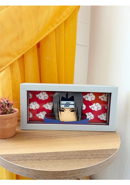 Itachi 3D Anime Lightbox Işıklı Kutu Tablo
