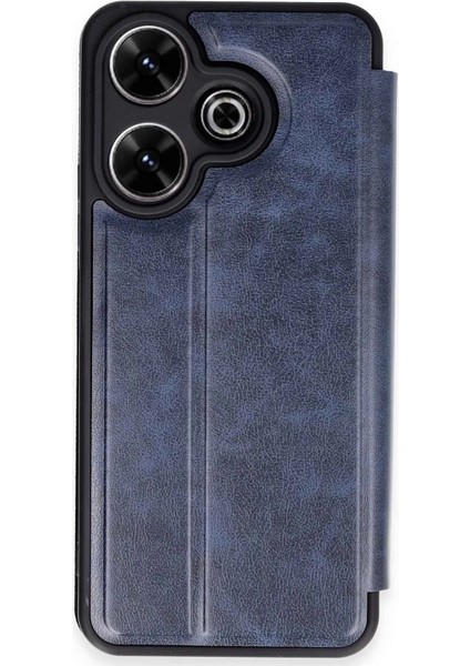 Xiaomi Redmi 13 4g Kılıf Flip Cover - Lacivert Yktsn