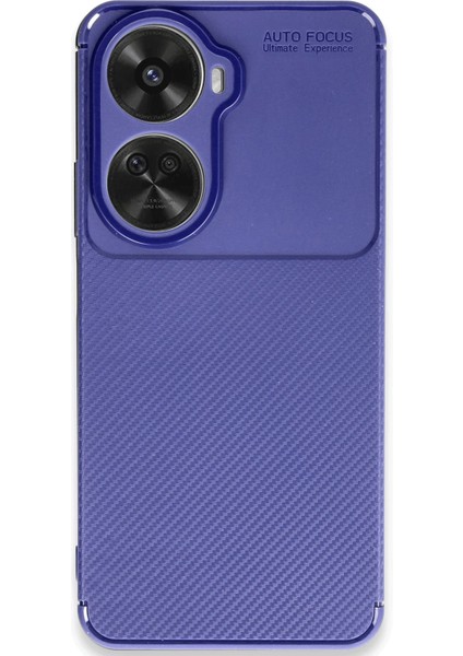 Huawei Nova 12 Se Kılıf Karbon Kapak - Lacivert Yktsn