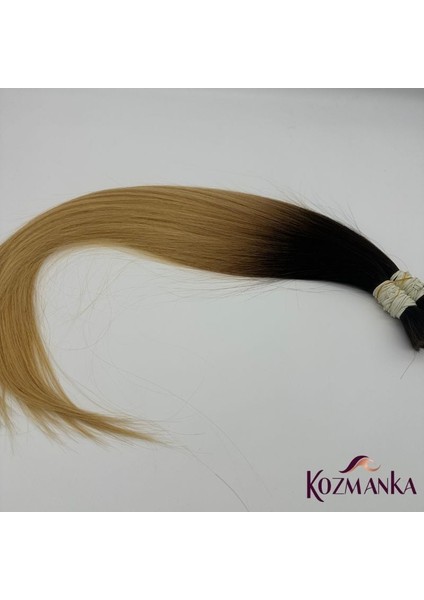 Rus ve Özbek Saçları - Koyu Ombre 100 gr