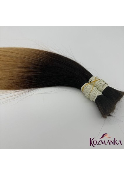 Rus ve Özbek Saçları - Koyu Ombre 100 gr