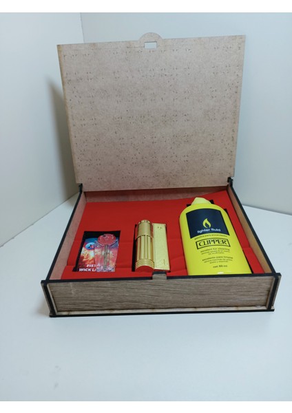 Hediyelik Set Muhtar Metal Çakmak