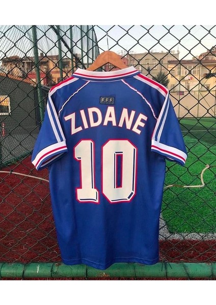 Fransa 98 Dünya Kupası Zinedine Zidane Nostalji Forması