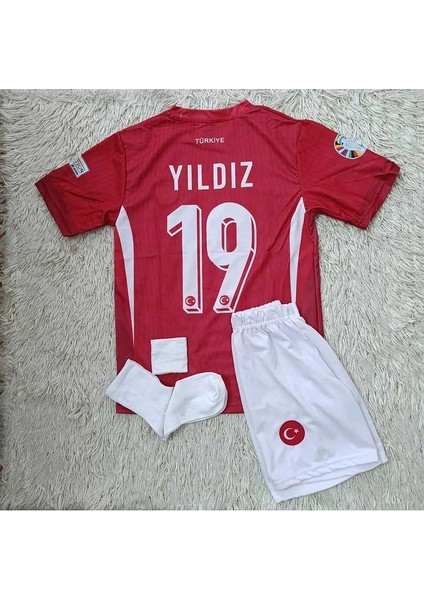 Kenan Yıldız Türkiye Milli Takım Euro 2024 Çocuk Forması 4'Lü Set