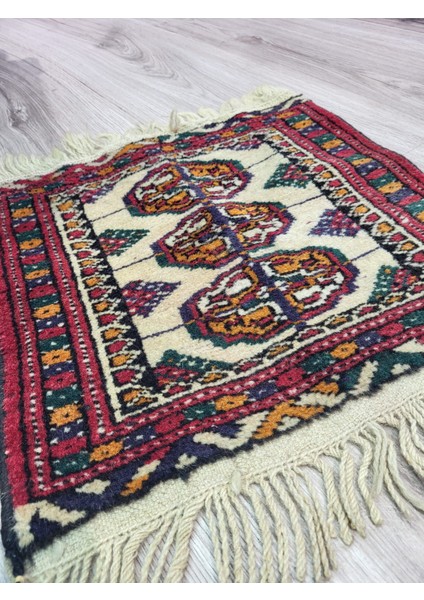 Yün Taşpınar El Halısı Etnik Anadolu Motifleri