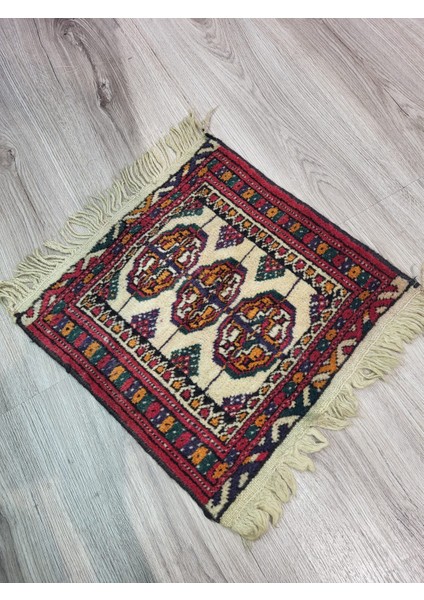 Yün Taşpınar El Halısı Etnik Anadolu Motifleri