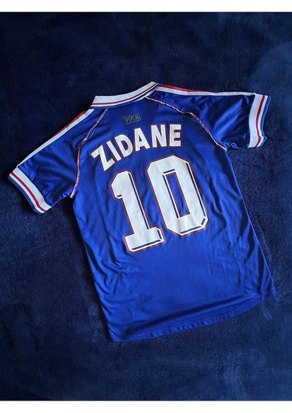 Zinedine Zidane 98 Sezonu Efsane Nostalji Fransa Milli Takım Forması