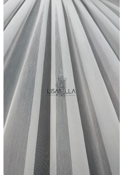Ttm Tül Perde Yumuşak Döküm, Asil Duruşlu, Hayal Gibi Şıklık. (1x2.5 Pile Dikişli)