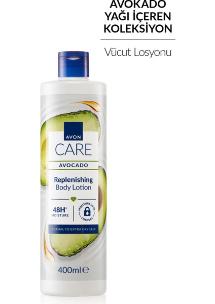 Care Kuru Ciltler Için Avokado Özlü Vücut Losyonu 400 Ml. Üçlü Set