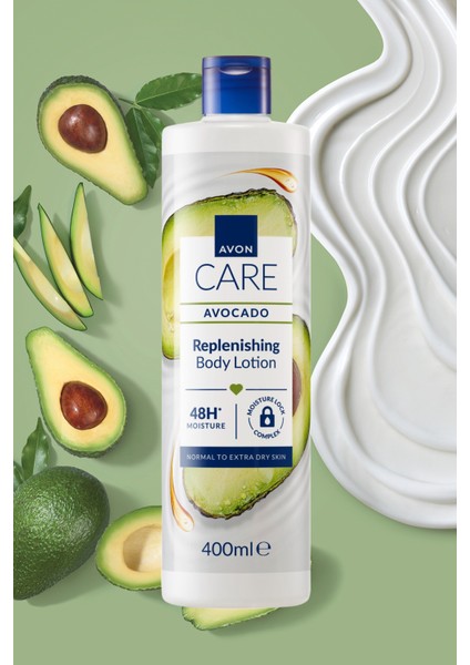 Care Kuru Ciltler Için Avokado Özlü Vücut Losyonu 400 Ml. Üçlü Set