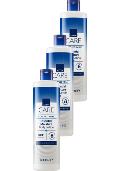 Care Essential Nemlendirici Vücut Losyonu 400 ml. Üçlü Set