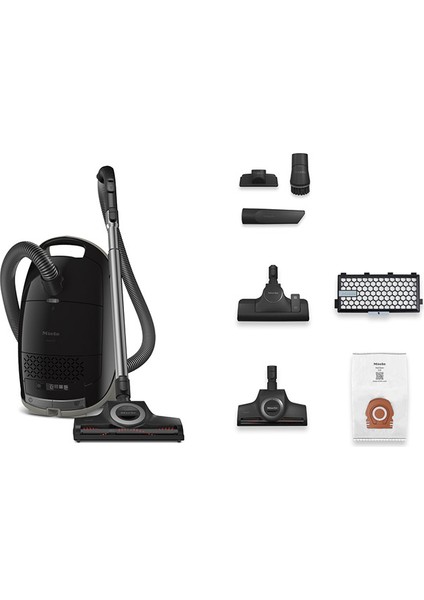 Guard M1 Cat & Dog Obsidian Siyah - 890 Watt Toz Torbalı Süpürge