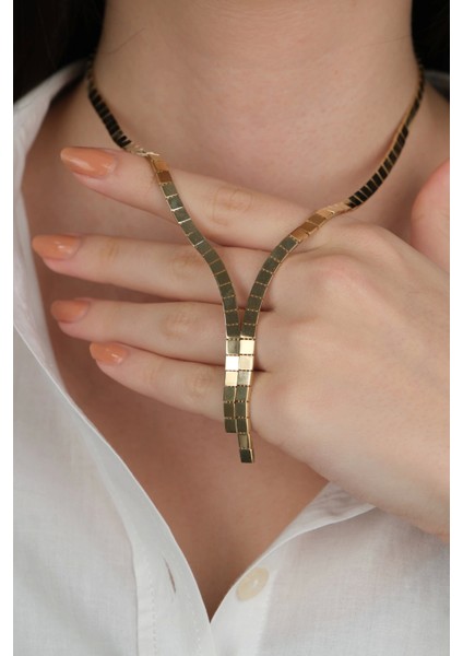 14 Ayar Altın Sade Kolye 785 fiyatları