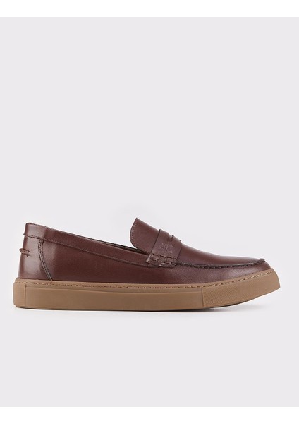 Deri Kahverengi Erkek Loafer