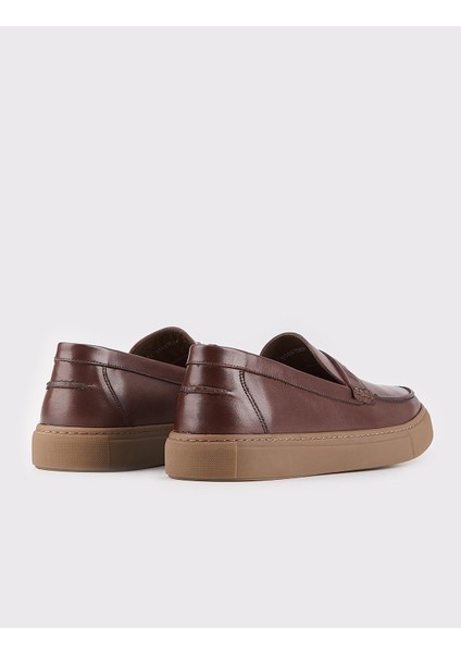 Deri Kahverengi Erkek Loafer